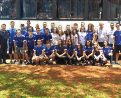 Parte da delegação araponguense, com atletas que foram campeões na Fase Regional dos Jogos da Juventude do Paraná divisão “B”, embarcaram nesta...