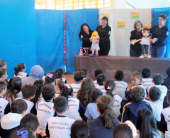 Peça Teatral foi apresentada para alunos dos 3º anos