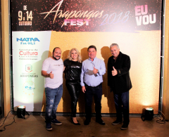 Evento é uma parceria da Prefeitura de Arapongas, Nativa FM e Paulo Luzzi eventos
