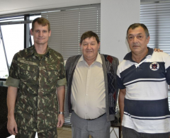 A prefeitura fornece a logística para funcionamento da Junta Militar local