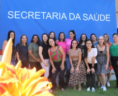 Mulheres que integram a Secretaria de Saúde