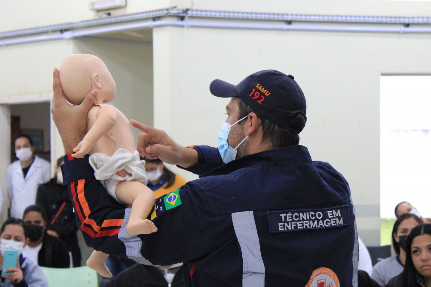 Cisam conta com treinamento de primeiros socorros para cuidados com recém-nascidos