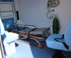 Equipamentos da ambulância