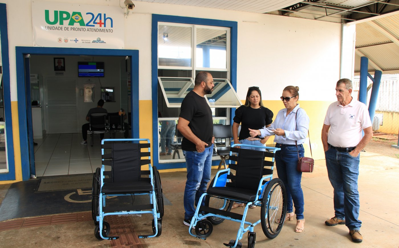 UPA 24 Horas recebe doação de cadeiras de rodas através do Rotary Club Arapongas