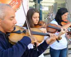 Escolas de Música realizam apresentações no centro da cidade