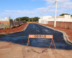 Rua Falcão Quiri Quiri recebe pavimentação