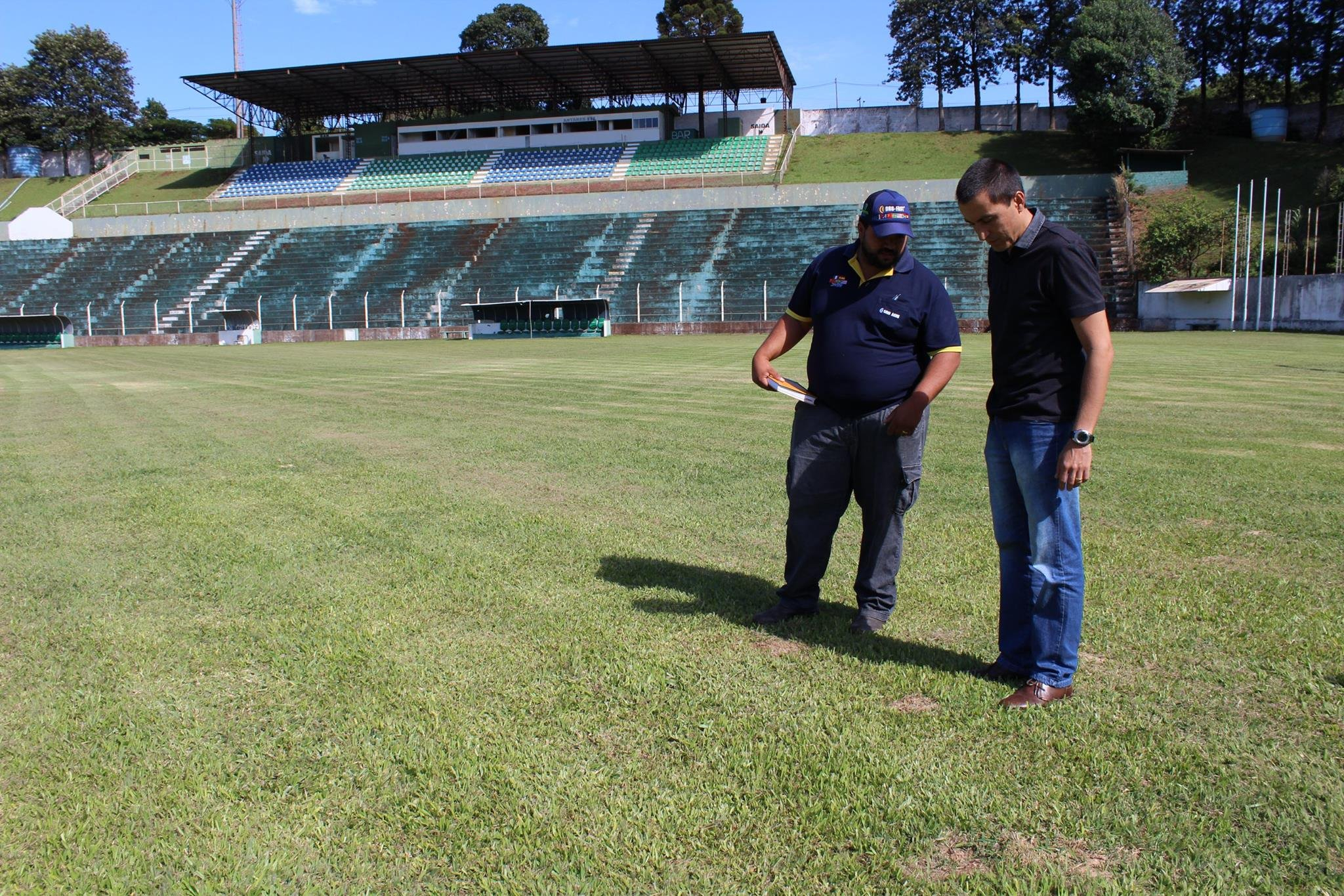 Secretaria de Esporte inicia melhorias no Estádio Municipal