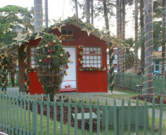 Casinha do Papai Noel funciona até o dia 23 