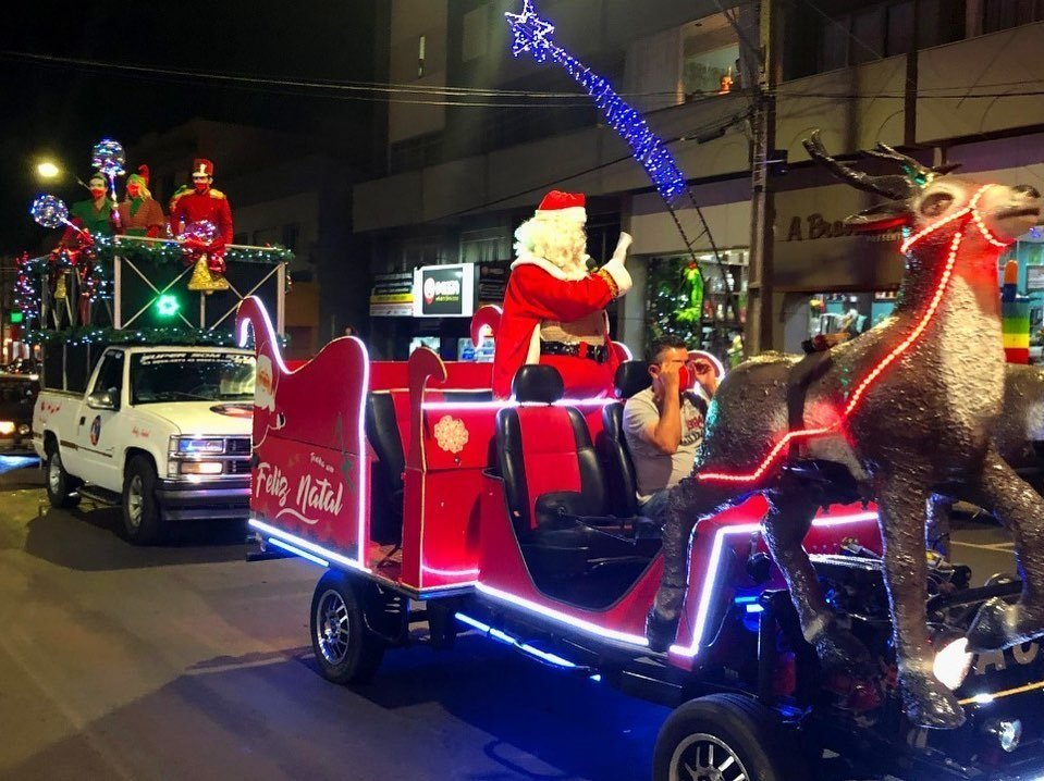 Abertura do Natal: Papai Noel chega hoje em Arapongas