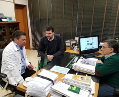 Prefeito Sergio Onofre se reúne com Michele Caputo Neto, e Dep. Pedro Lupion