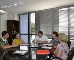 Beffa e Maria Onides , Chefe do Núcleo Regional de Educação e sua equipe de trabalho