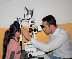 Alunos dos 5º anos recebem atendimentos de oftalmologia