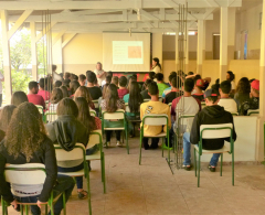 Palestra foi realizada no Colégio Est. do Campo Dr. Julio Junqueira