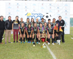 Campeãs no Feminino FG Futsal Feminino