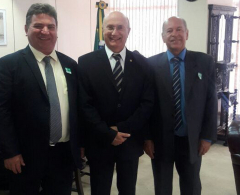 Sergio Onofre, Ministro Osmar Serraglio e Osvaldo Alves dos Santos