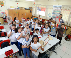 Alunos da Escola Antonica: formando multiplicadores no combate a dengue
