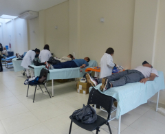 População participa de mutirão de doação de sangue