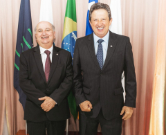 José Lopes Aquino, novo presidente do Sima, e Irineu Munhoz.