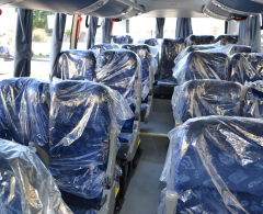 Micro ônibus tem capacidade para 29 passageiros
