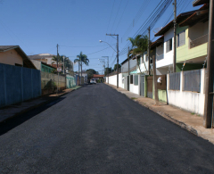 Rua Irerê teve trecho recuperado com CBUQ